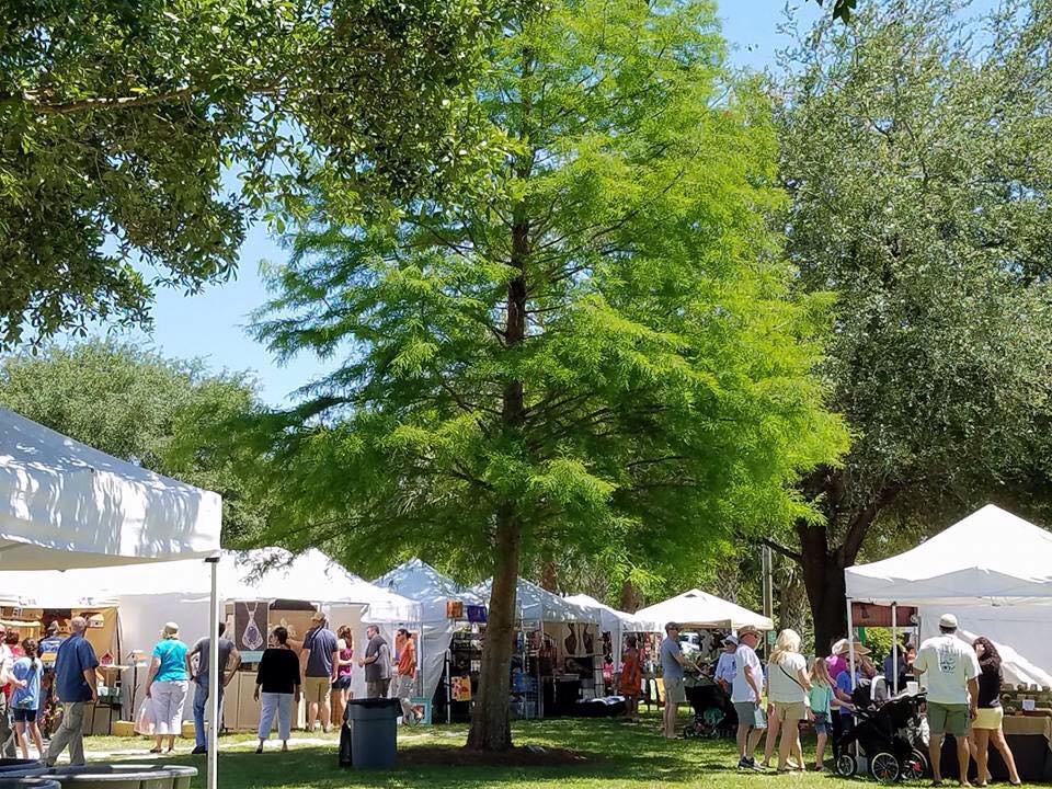 Art in the Park in Foley, AL, Mother's Day Weekend